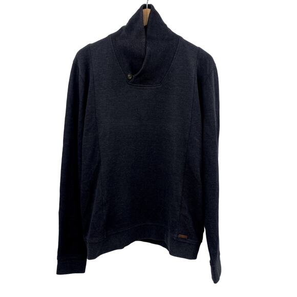 Ted Baker gray Men's Shawl Collar Pullover - Picture 2 of 4